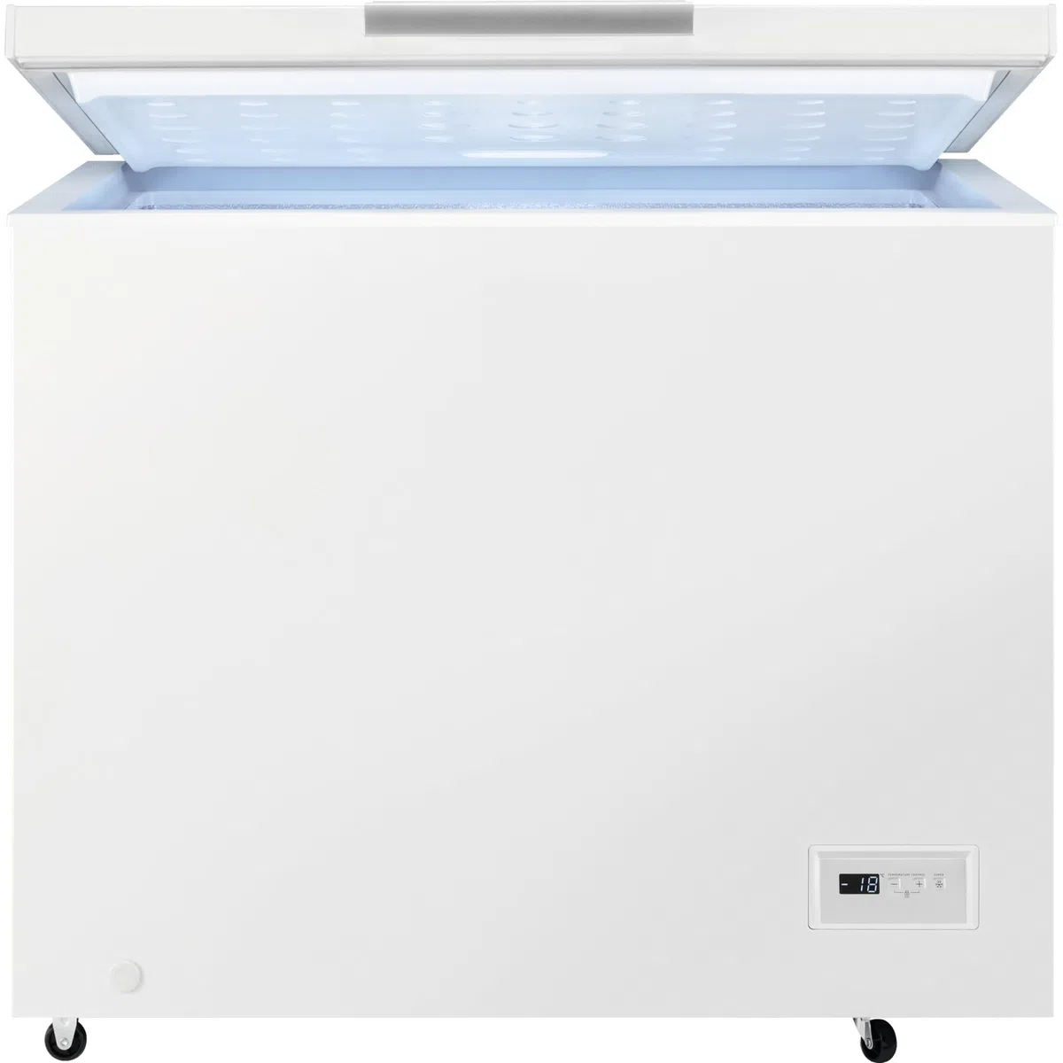 AEG AHB526D1LW Gefriertruhe / 254 L/LowFrost - weniger Eisbildung/Temperaturalarm/Rollen/D