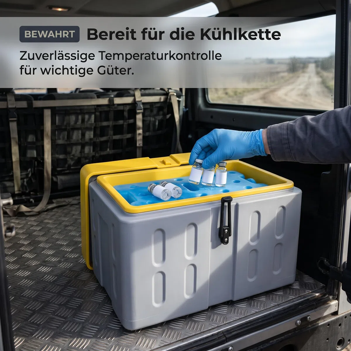 30 Liter Isolierbox Kühlbox für Trockeneis Reinigungsmaschine Lagerung