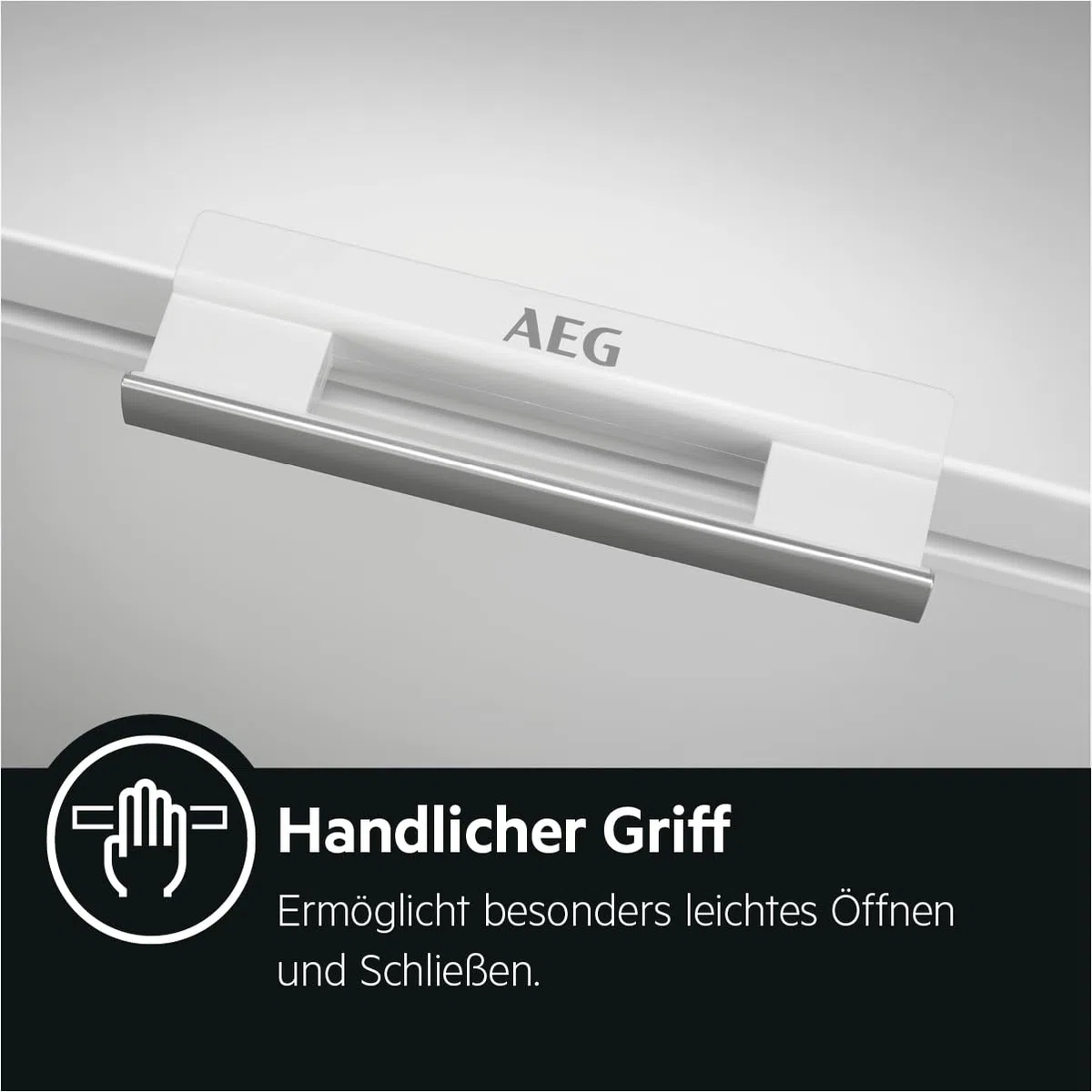 AEG AHB526D1LW Gefriertruhe / 254 L/LowFrost - weniger Eisbildung/Temperaturalarm/Rollen/D