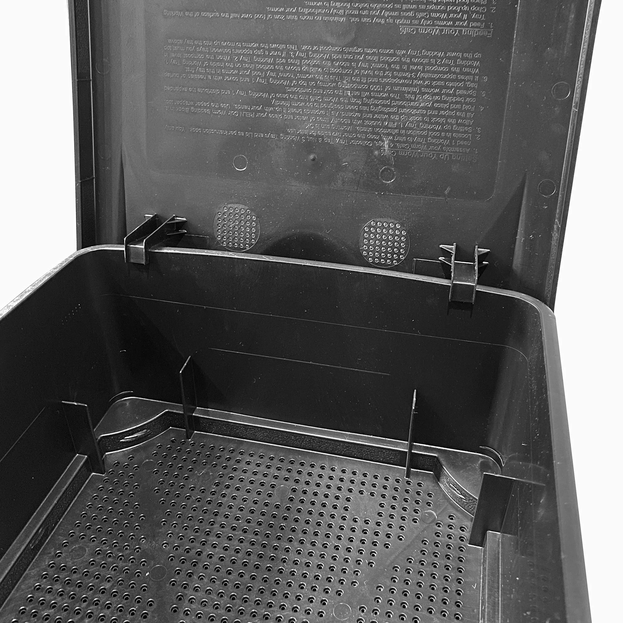 WormBox I Worm Café, Wurmkomposter 2 Tabletts I Komplett-Set I Große Kapazität 64 Liter (250g Kompostwürmer / 500 STK.)