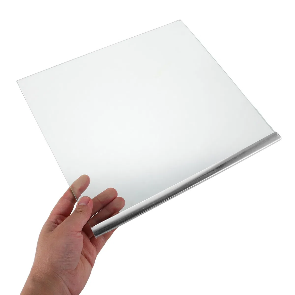 Operitacx Glasablage mit Stabiler Unterstützung Kühlschrank aus Gehärtetem Glas 30 X 27cm für Gefrierschrank und Lebensmittelbehälter im Haushalt