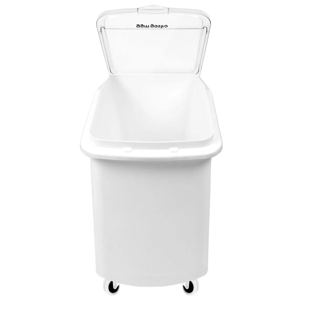 GGM Gastro | GPPUS11 | Mehlwagen/Zutatenwagen - 102 Liter - Polypropylen - Mit Deckel & leisen Rollen