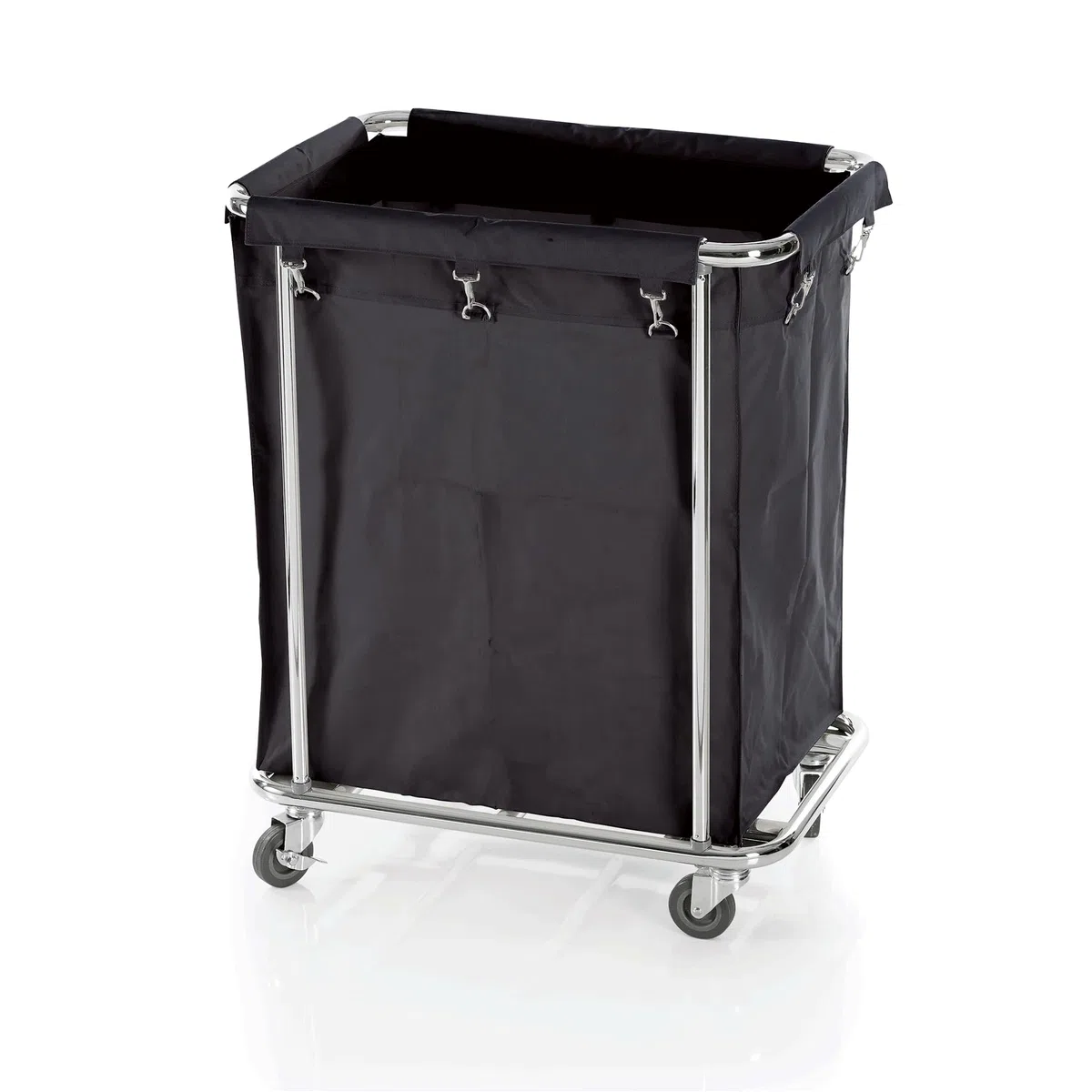 WAS 4421 006 Verchromt Wäschewagen, 8kg, 65cm Länge, 45cm Breite, 84cm Höhe