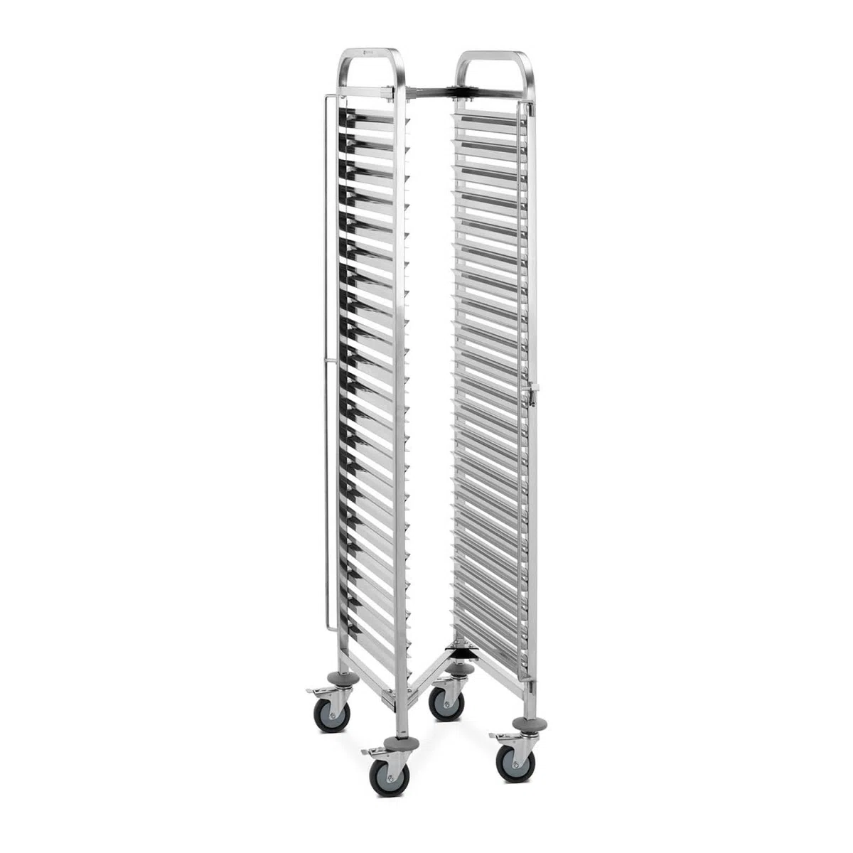 Royal Catering RCTW 20 GN 1/1B Tablettwagen 20 GN 1/1 oder 30 x GN 1/3 Einschübe Gastro Tablettwagen Stikkenwagen