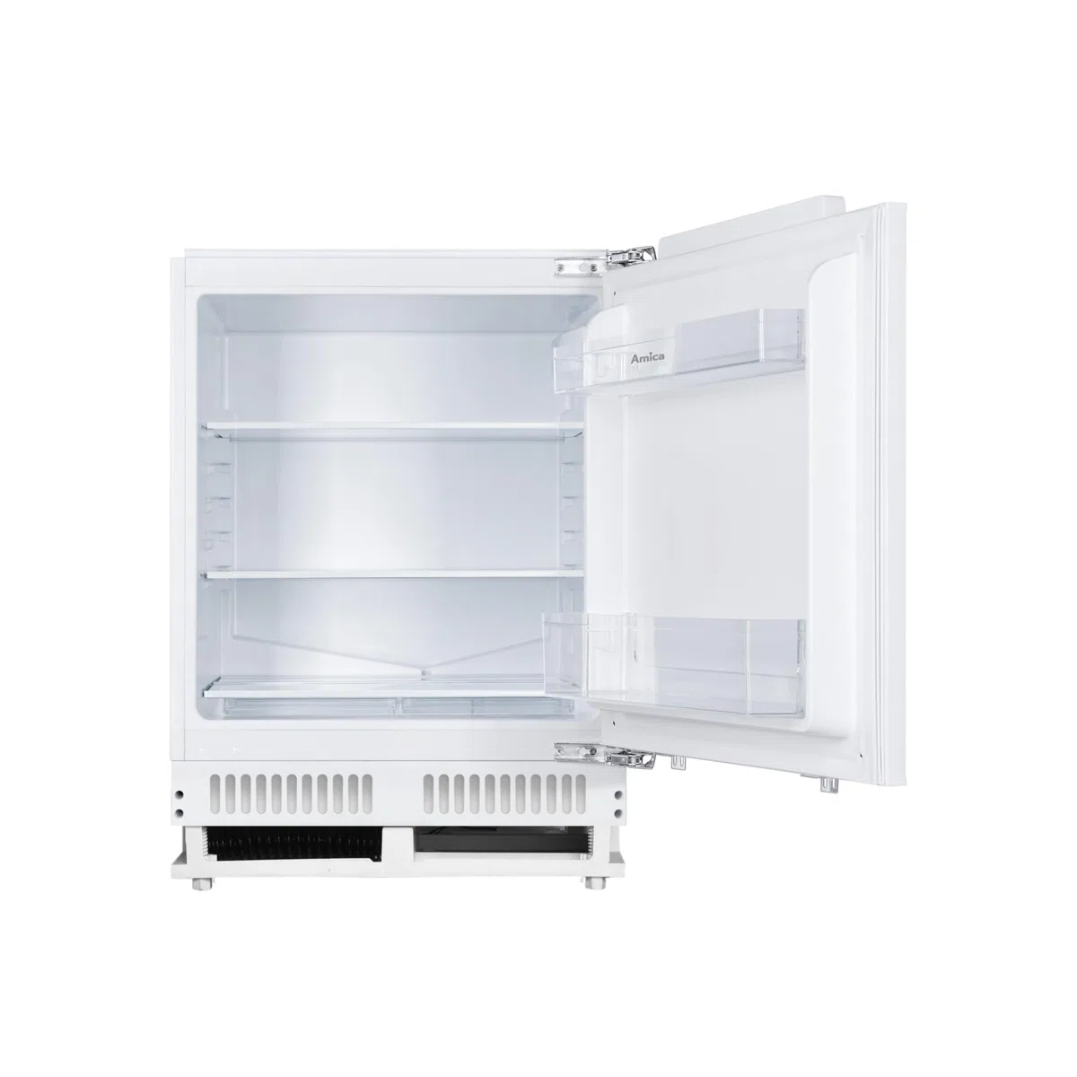 Amica Unterbau Vollraum Kühlschrank für 82 cm Nische Festtür-Technik elektronische Steuerung Inverter Kompressor Tür-Offen-Alarm