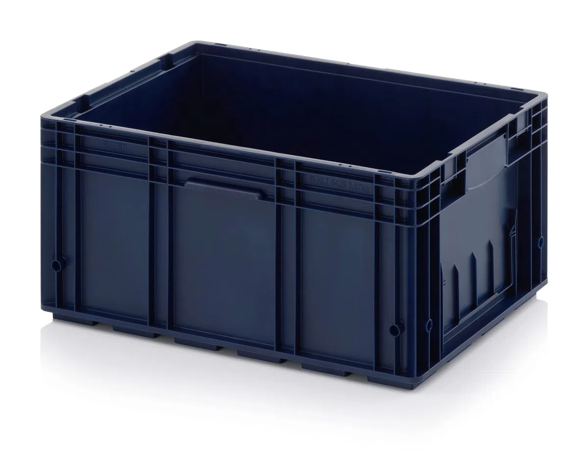 Auer Packaging 4x R-KLT Behälter 60 x 40 x 28 * Kleinladungsträger blau 60x40x28 Eurobehälter Industrie KLT 6429 6428